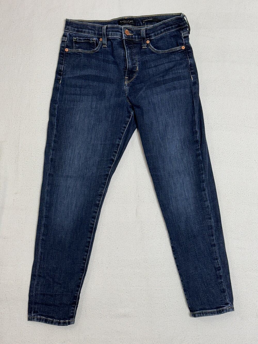 Banana Republic Jeans Girl's 28S Indigo Blue Mid-Rise Skinny EUC